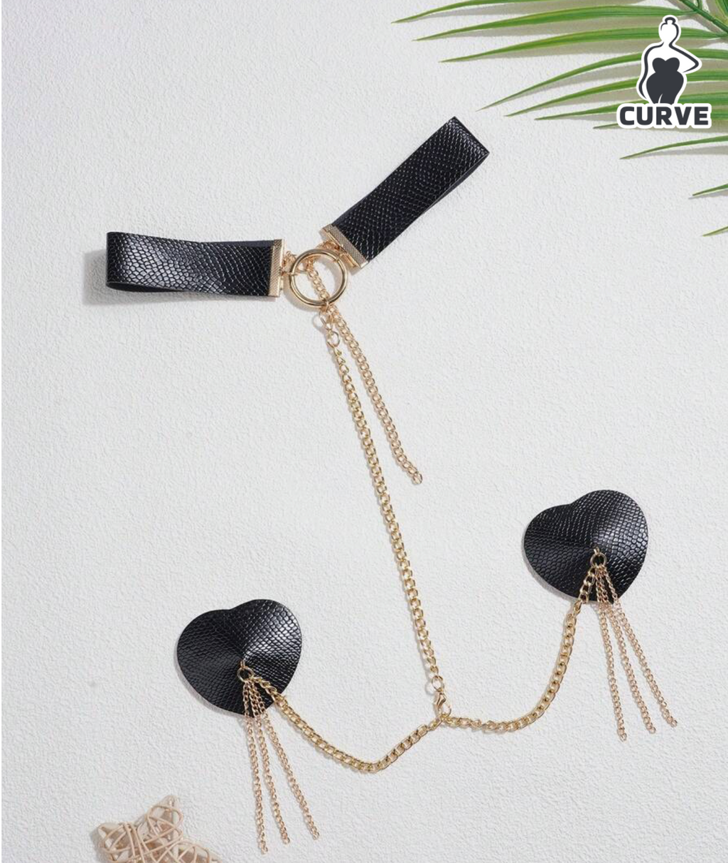 Rebelle Fatale - Luxe Heartbreakers Chained Pasties