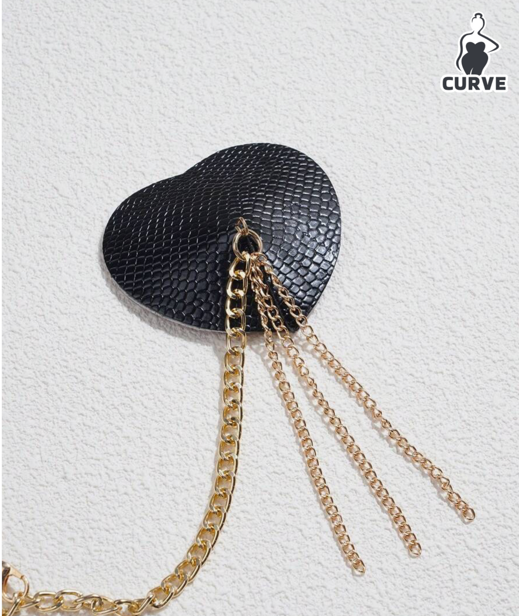 Rebelle Fatale - Luxe Heartbreakers Chained Pasties